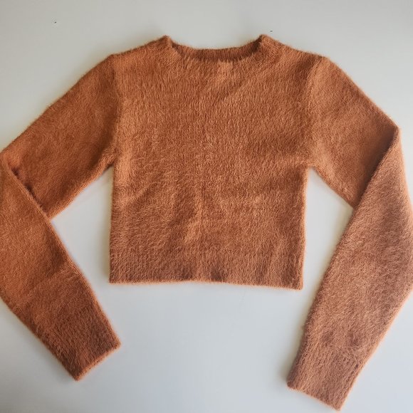 Urban Outfitters Super Soft Long Sleeve Women's Shirt Brown - Size XS - Picture 1 of 3